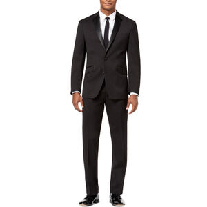 Kenneth Cole Reaction Men Ready Flex Tuxedo Jacket Black Size 48R (New/defect)